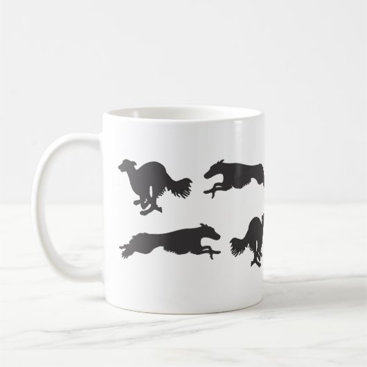 Silken Windhound Running Kaffeetasse (Links)