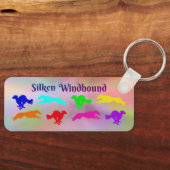 Silken Windhound Schlüsselanhänger (Vorderseite)