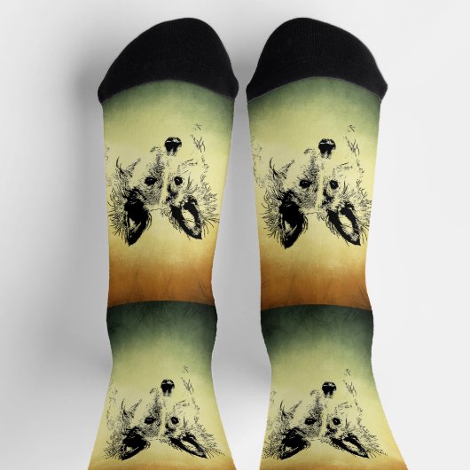 Silken Windhound Socken (Oben)