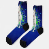 Silken Windhound Spritzer Socken (Linkes Detail)