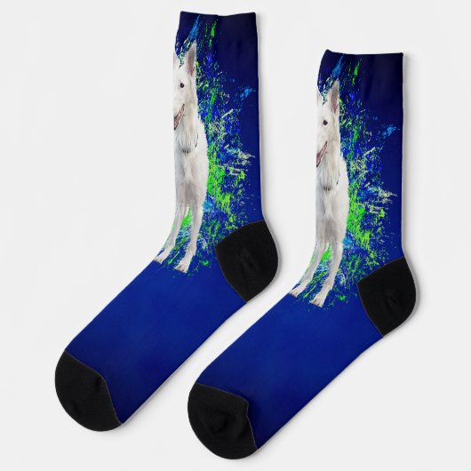 Silken Windhound Spritzer Socken (Linkes Detail)