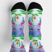 Silken Windhound Weihnachten Socken (Oben)