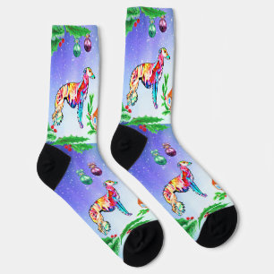 Silken Windhound Weihnachten Socken