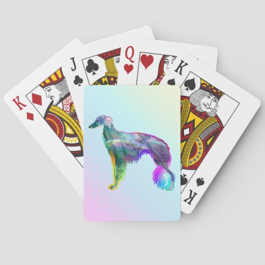 Silken Windhound - Wispy Silken Spielkarten (Rückseite)