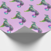 Silken Windhound Wrapping Paper Geschenkpapier (Ecke)