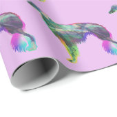 Silken Windhound Wrapping Paper Geschenkpapier (Rolleneckpunkt)