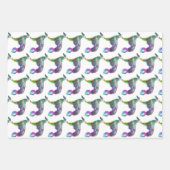 Silken Windhound Wrapping Paper Geschenkpapier Set (Vorderseite 2)