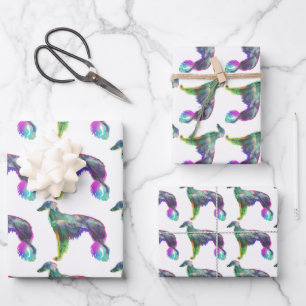 Silken Windhound Wrapping Paper Geschenkpapier Set