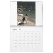 Silken Windhounds 2021 - Spaß am Strand Kalender (Feb 2027)