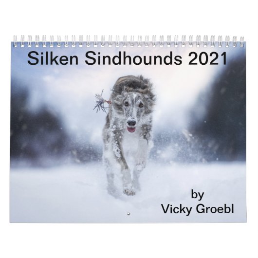 Silken Windhounds 2021 von Vicky Groebl - Erwachse Kalender (Titelbild)