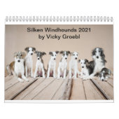 Silken Windhounds 2021 von Vicky Groebl - Puppies Kalender (Titelbild)