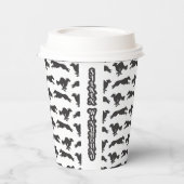 Silken Windhounds laufen Pappbecher (Links)