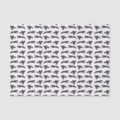 Silken Windhounds laufen Seidenpapier (Vorderseite)