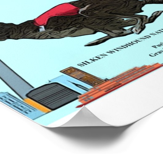 Silkenfest 2022 Logo-Poster Poster (Ecke)