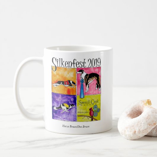 Silkenfest Logo-Tasse 2019 2 Kaffeetasse (Mit Donut)