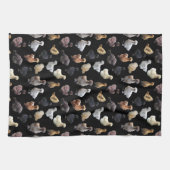 Silkie Bantam Chickens Geschirrtuch (Horizontal)