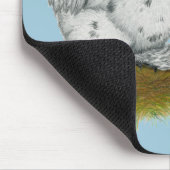 Silkie Bantam Splash Chickens Mousepad (Ecke)