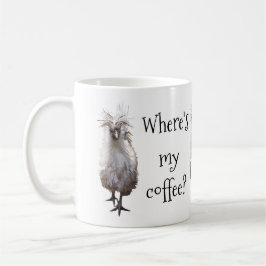 Silkie Bantam Wo ist mein Kaffee Kaffeetasse