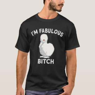 Silkie Chicken Bauer Poulet Farm Chinesische Seide T-Shirt