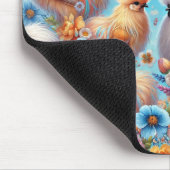 Silkie Chicken farbenfrohe Backwaren & Niedliche M Mousepad (Ecke)