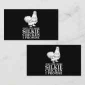 Silkie Chicken Funny Chicken Lover Phantastische S Visitenkarte (Vorne/Hinten)