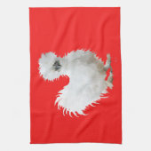 Silkie Chicken Geschirrtuch (Vertikal)