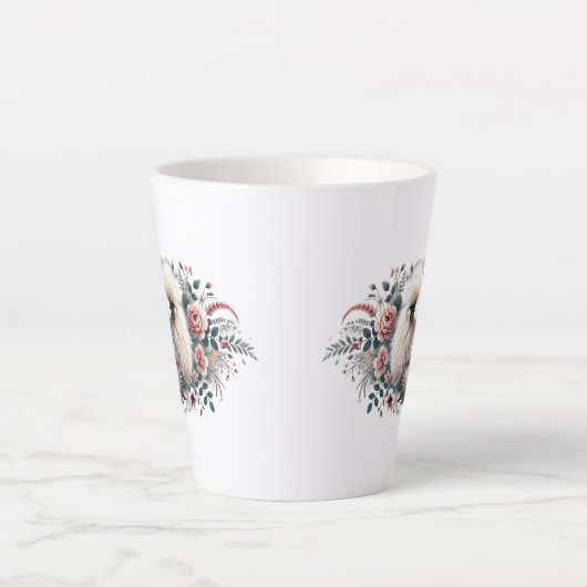 Silkie Chicken Latte/Tee-Tasse Milchtasse (Vorderseite)