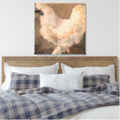 Silkie Chicken Stretched Leinwand Painting by Jac (Insitu (Schlafzimmer))