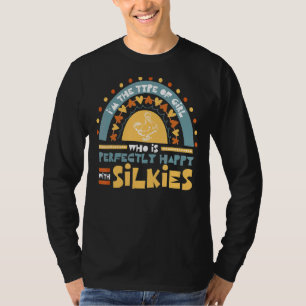 Silkie Chickens Niedliche Hühner Rainbow Poully T-Shirt