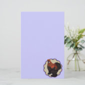 Silkie Circle Briefpapier (Stehend Vorderseite)