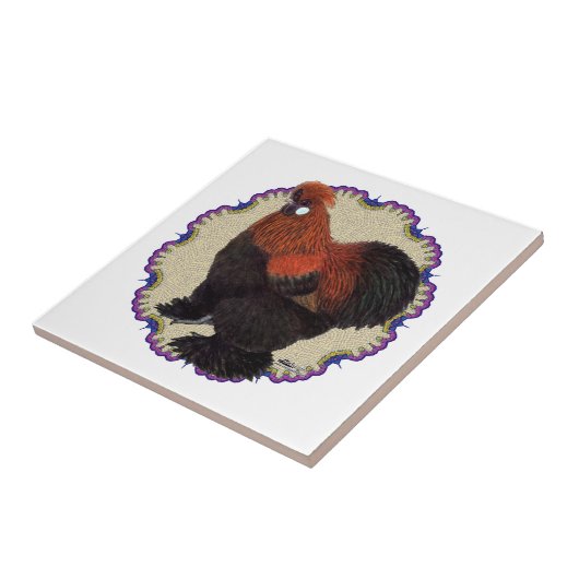 Silkie Circle Fliese (Seite)