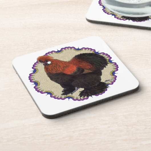 Silkie Circle Getränkeuntersetzer (Linke Seite)