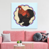 Silkie Circle Leinwanddruck (Insitu (Wohnzimmer))