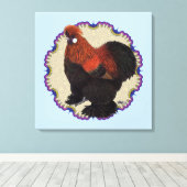 Silkie Circle Leinwanddruck (Insitu (Holzboden))