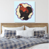 Silkie Circle Leinwanddruck (Insitu (Schlafzimmer))