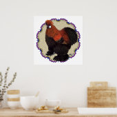 Silkie Circle Poster (Küche)