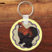 Silkie Circle Schlüsselanhänger (Vorderseite)