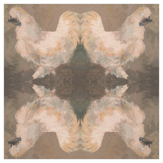 Silkie Huhn-Bauernhausgewebe 56" Baumwolle Stoff (Muster)