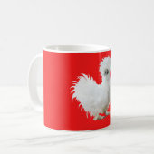 Silkie Huhn Kaffeetasse (Vorderseite Links)