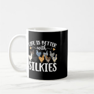 Silkie-Huhn-Liebhaber Silkie-Besitzer Silkie-Huhn  Kaffeetasse