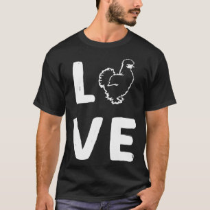Silkie-Huhn-Mutter Silkie-Huhn-Liebe T-Shirt