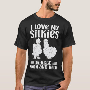 Silkie-Huhn Seidenhuhn Bauer Seidige Mama T-Shirt