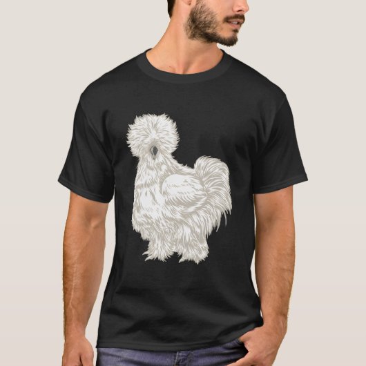 Silkie-Huhn T-Shirt (Vorderseite)