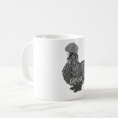 Silkie Huhn-Tasse Kaffeetasse (Vorderseite Links)