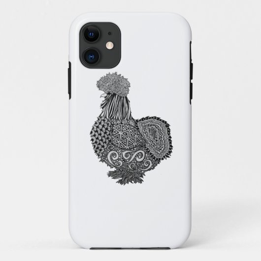 silkie Huhn-Telefonkasten Case-Mate iPhone Hülle (Rückseite)