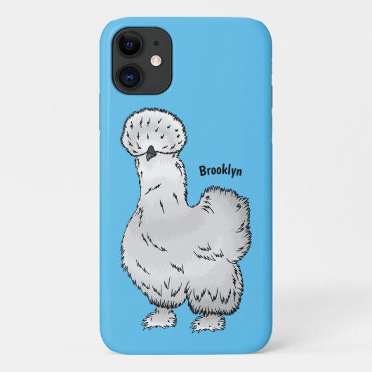 Silkie-Hühner-Cartoon Case-Mate iPhone Hülle (Rückseite)