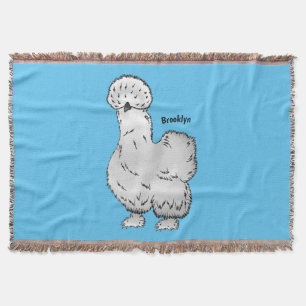 Silkie-Hühner-Cartoon Decke