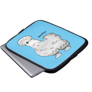 Silkie-Hühner-Cartoon Laptopschutzhülle