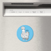 Silkie-Hühner-Cartoon Magnet (In Situ (Geschirrspüler))