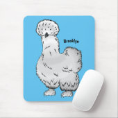 Silkie-Hühner-Cartoon Mousepad (Mit Mouse)